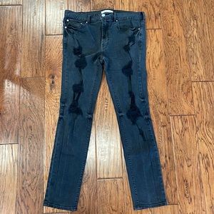 PacSun black ripped jeans - men
